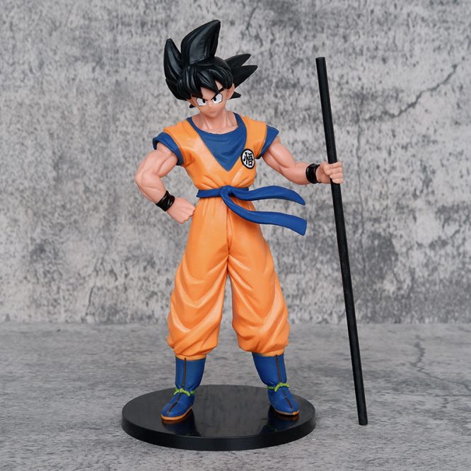 Action figure goku with power pole