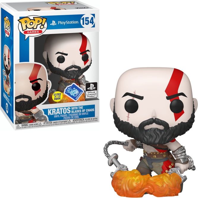 Funko pop! Kratos with the blades of chaos (154)